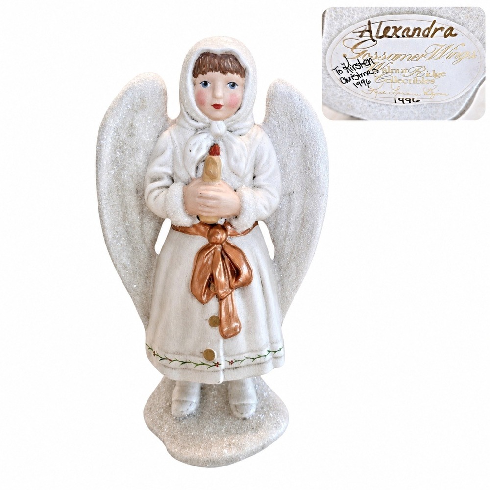 VTG‎ 1996 Walnut Ridge Alexandra Angel Signed Gossamer Wings Figurine 8" Roesle